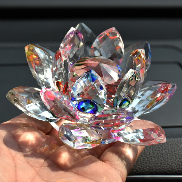 Feng Shui Crystal Lotus Flower