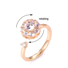 Load image into Gallery viewer, S925 Silver Rotating Ring with Zircon
