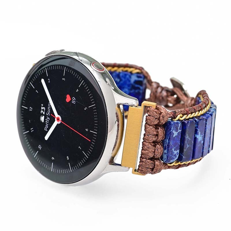 Natural Blue Jasper Samsung Smartwatch Band