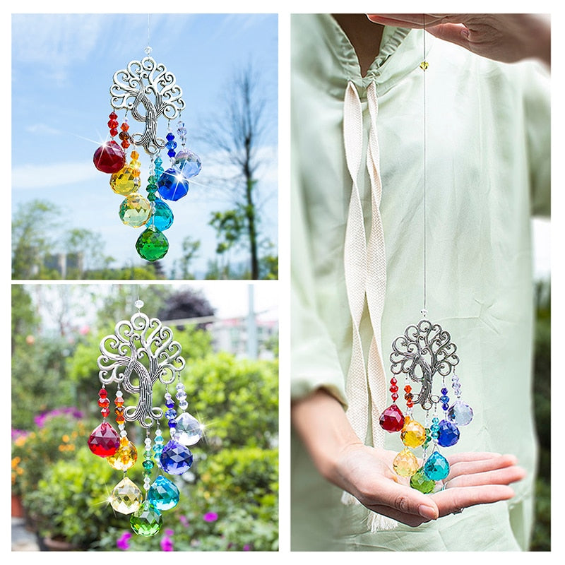 Crystal Suncatcher Tree of Life