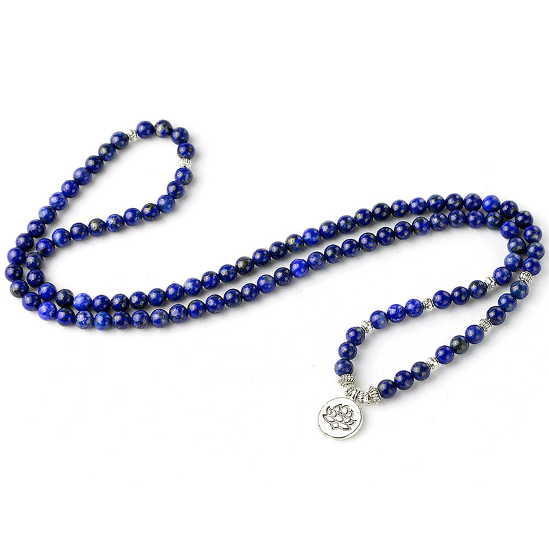 Natural Lapis Lazuli 108 Beads Mala