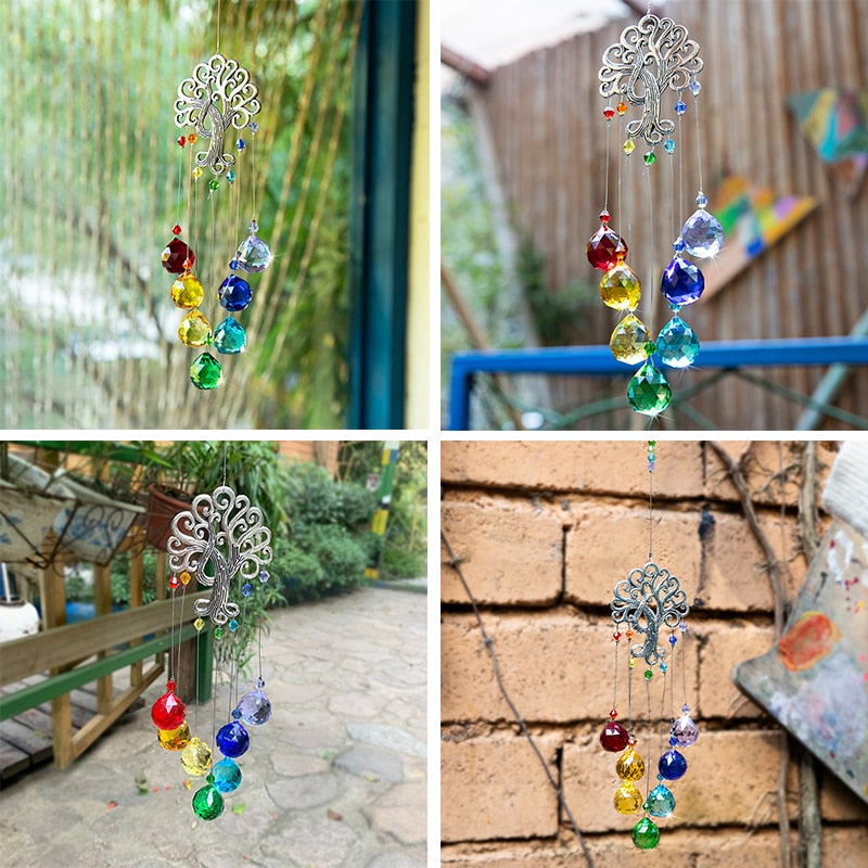 Crystal Suncatcher Tree of Life