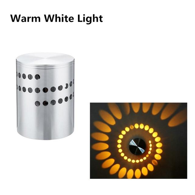 RGB Spiral Mandala LED Wall Light