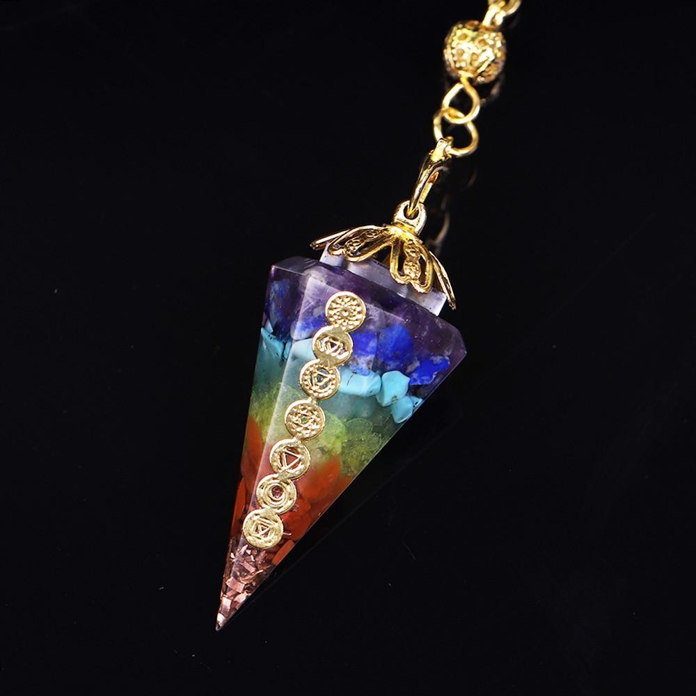 Orgonite Chakra Pendulum