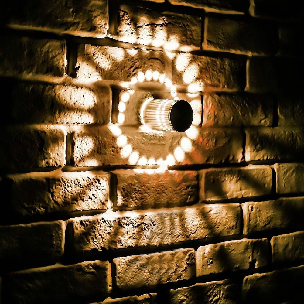 RGB Spiral Mandala LED Wall Light