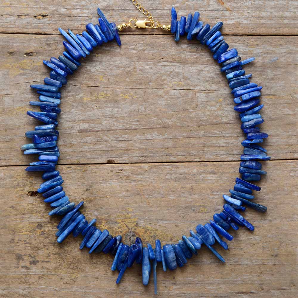 Natural Blue Kyanite Handmade Necklace