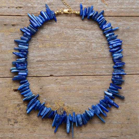 Natural Blue Kyanite Handmade Necklace